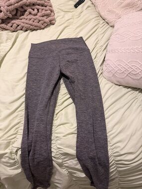 lululemon athletica Heather Gray High-Rise Leggings